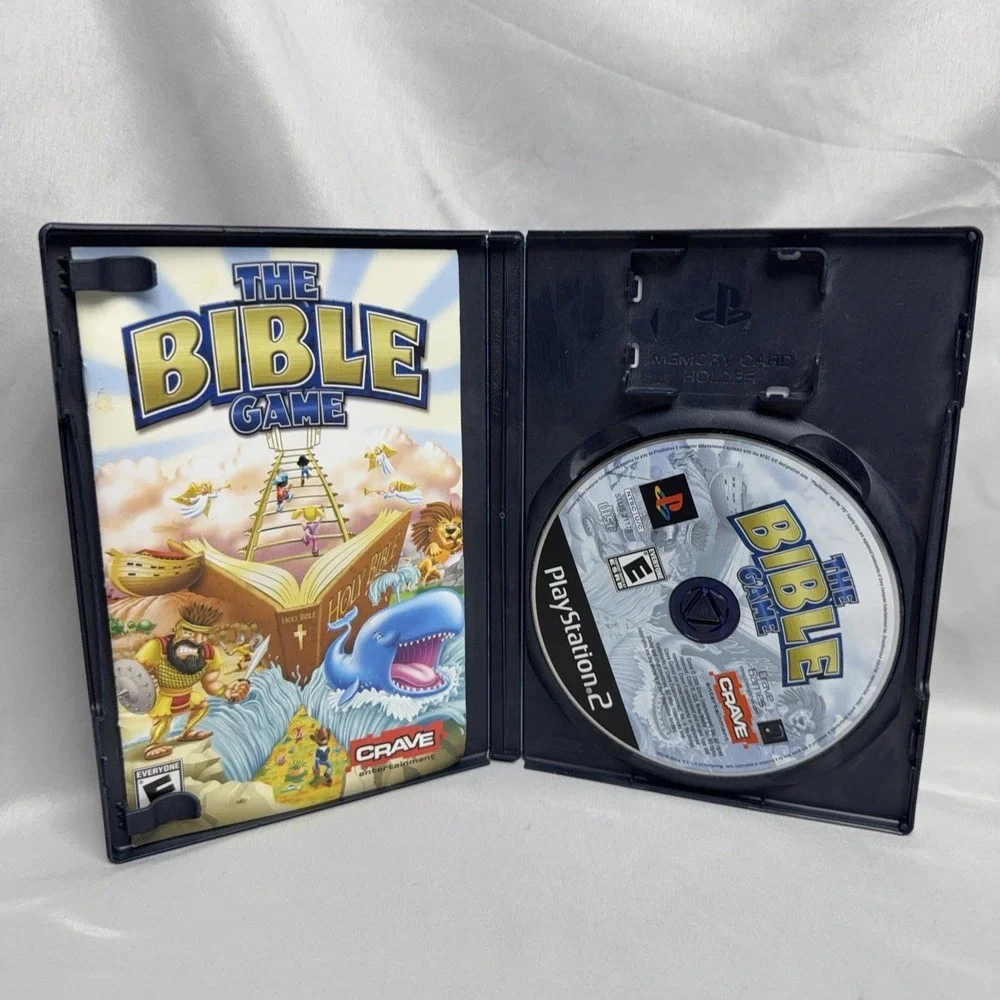 The Bible Game Sony PlayStation 2 PS2 Game Complete CIB Manual Tested Crave